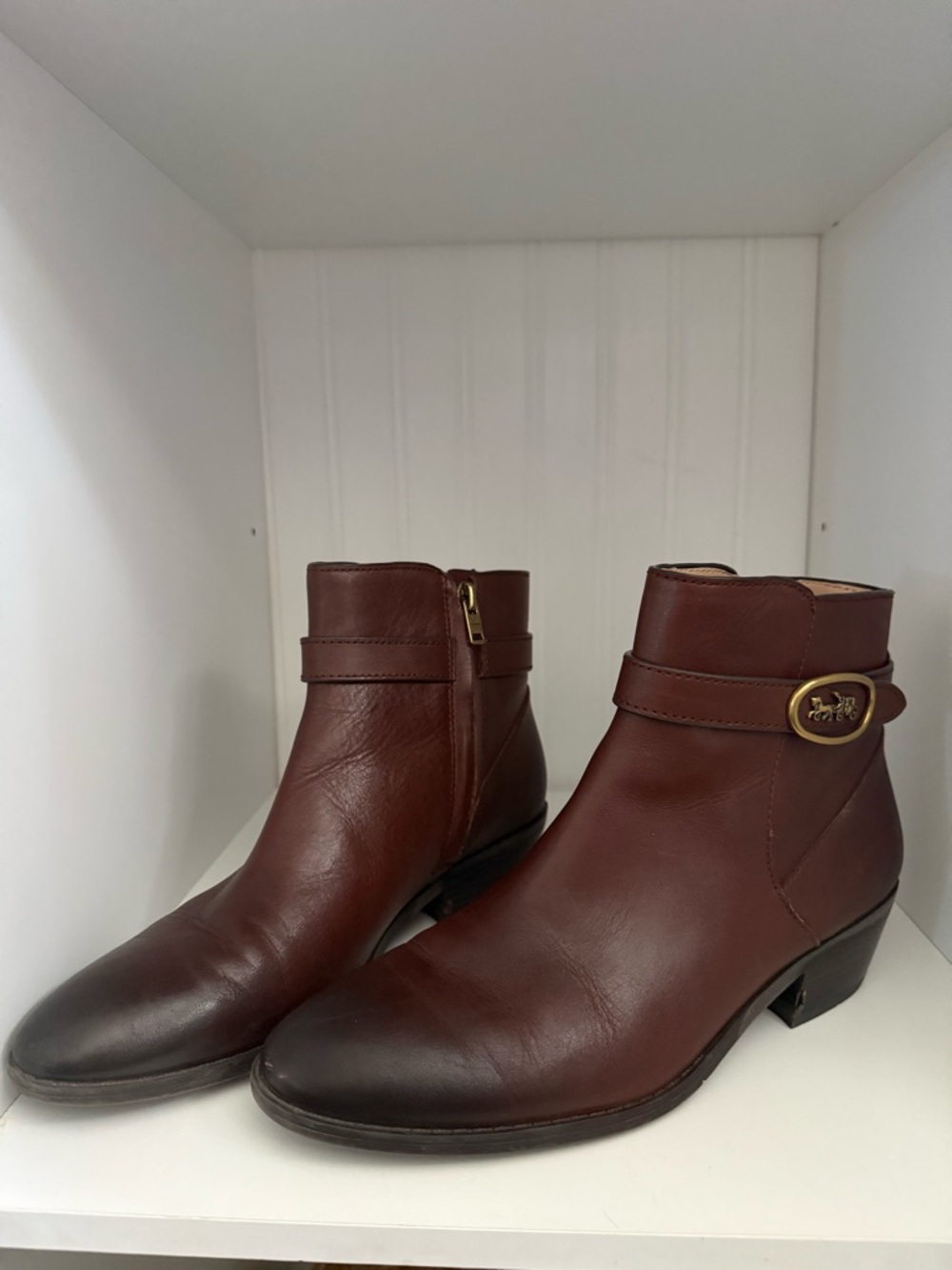 Coach Dylan Walnut Booties - Picture 5 of 16